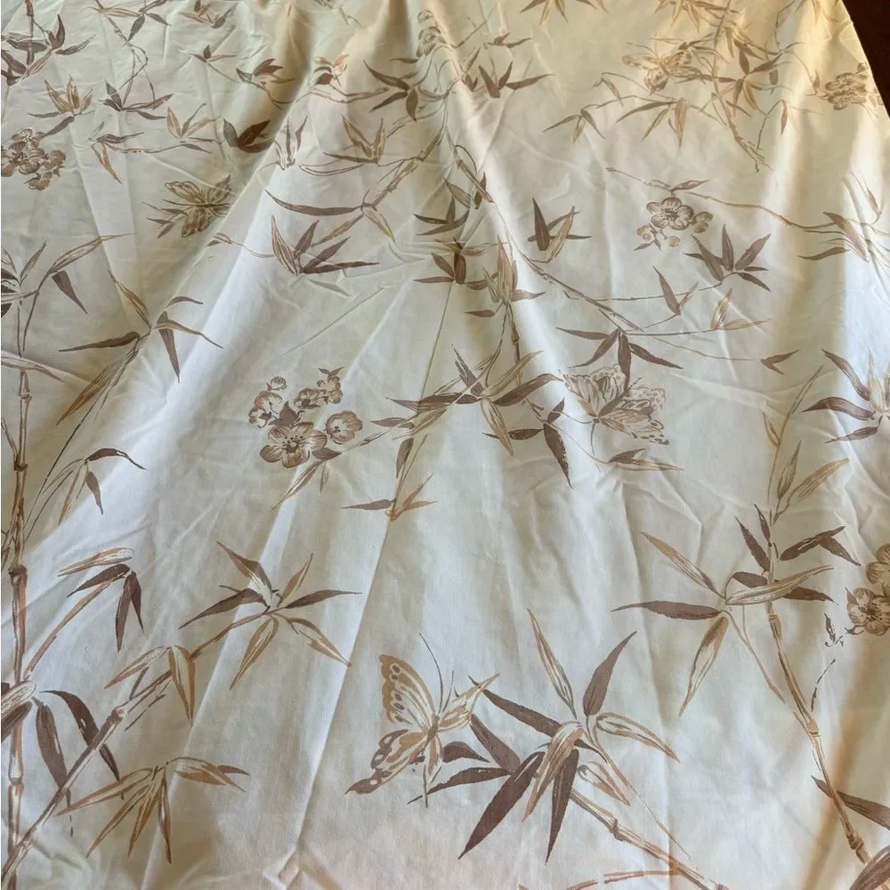 Vintage Floral Bamboo Botanical Sheet set